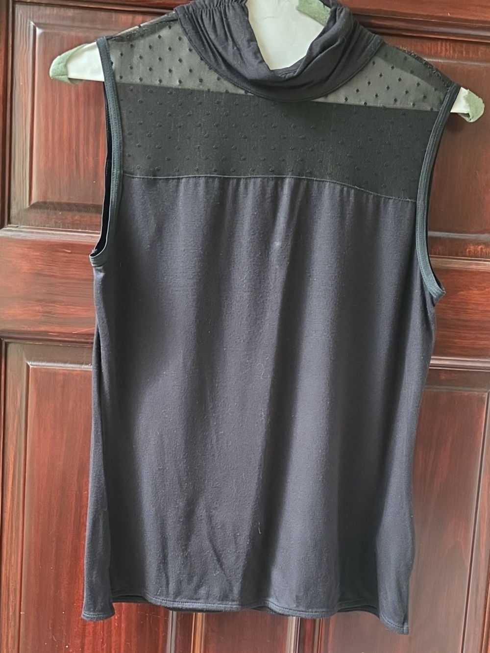 This Is A Sleeveless Karen Millen Shell With A Cowl Neck